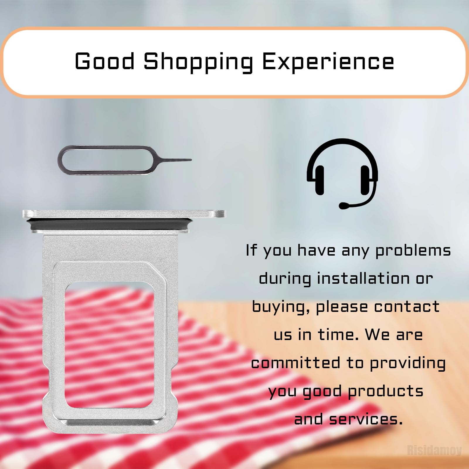 Amazon.com: Risidamoy for iPhone 11 Pro Max Silver SIM Card Slot